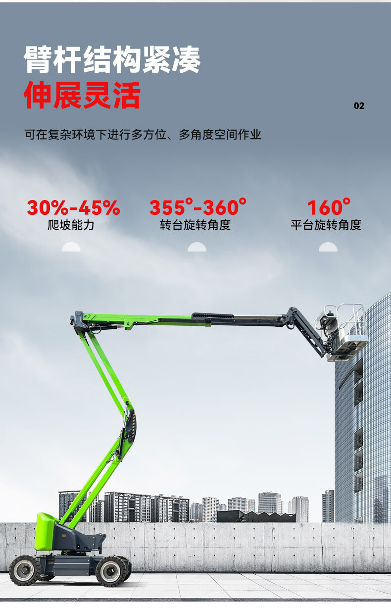 揚(yáng)子曲臂高空作業(yè)平臺(tái)YZ-V(圖4)